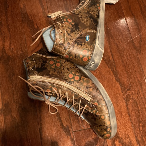 IClouds printed lace up ankle boots - Picture 6 of 14